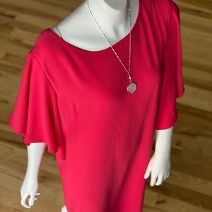 AGB Brand ;Coral Colored Dress - Size 16 women’s